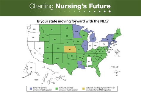 Nurse Compact States Map