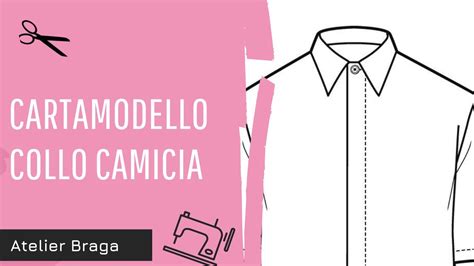 Come Realizzare Cartamodello Collo Camicia Youtube