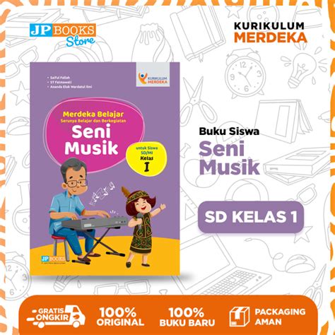 Jp Books Buku Siswa Buku Pendamping Sekolah Seni Musik Sd Kelas 1