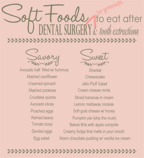 Soft Foods To Eat After Dental Surgery And Tooth Extraction Wisdom