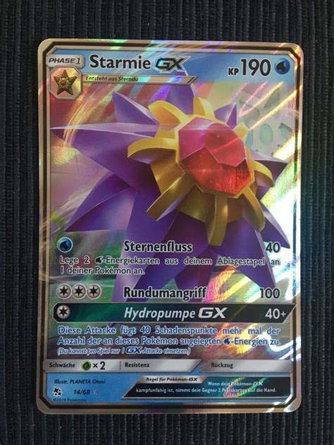 Pokemon Starmie Gx Verborgenes Schicksal Deutsch Kaufen Auf Ricardo