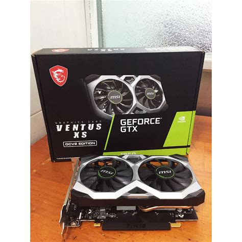 Jual Vga Card Msi Gtx 1650 Ventus Xs Ocv2 4gb Gddr6 128 Bit Shopee Indonesia