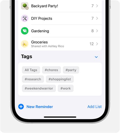 Organise Reminders On Your Iphone Or Ipad Apple Support Uk