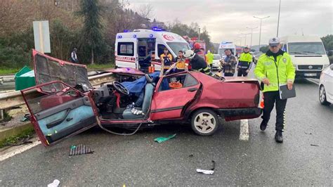 Trabzon da trafik kazasında 2 kişi öldü 2 kişi yaralandı Son Dakika