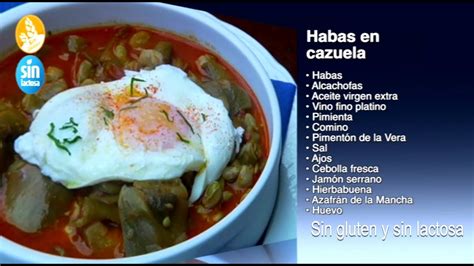 Receta De Habas En Cazuela Sin Gluten Y Sin Lactosa Como Se Hacen