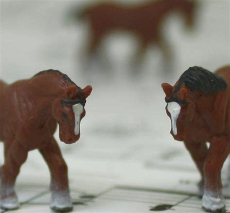 Clydesdale Horses Hand Painted Set of 4 Miniature Horse - Etsy