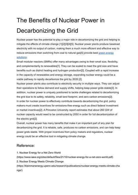 Ppt The Benefits Of Nuclear Power In Decarbonizing The Grid Powerpoint Presentation Id 12000109