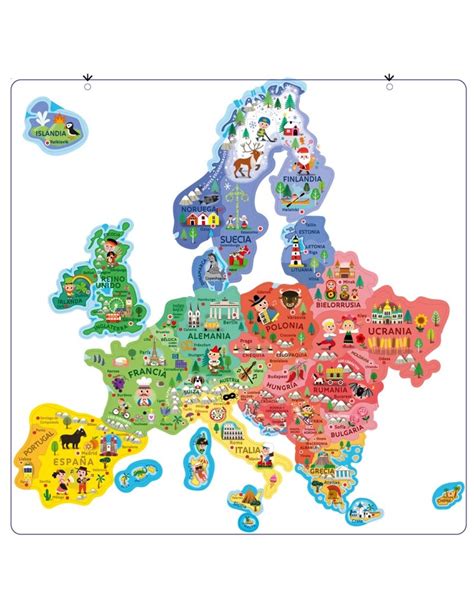 Mapa de Europa Magnético Janod