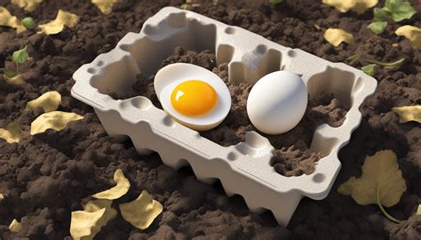 Eco Friendly Disposal Composting Foam Egg Cartons For Sustainable