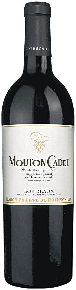 Mouton Cadet Rouge Bordeaux Aoc 15 L Magnum Baron Philippe De