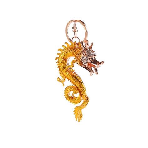 Porte clés dragon céleste symbole porte bonheur chinois et feng shui