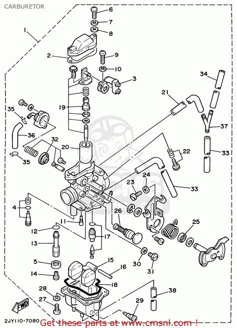 Yamaha Tw200 Carburetor Diagram