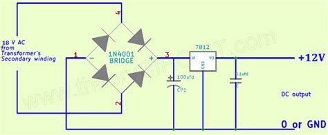Regulated Power Supply Circuit Diagram