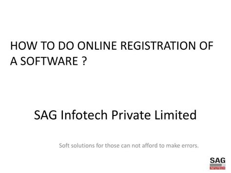 Ppt Sag Infotech Private Limited Powerpoint Presentation Free