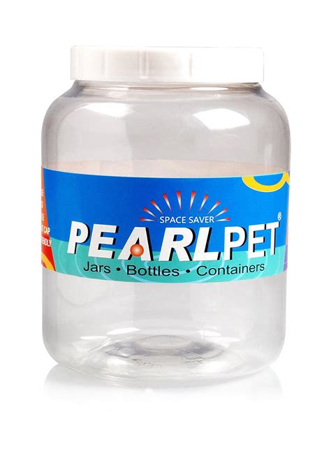 Buy Pearlpet Plastic Martaban Pet Jar 2Kg Standard Clear Online At