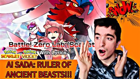 Battle Zero Lab W Lyrics Scarlet Ai Professor Sada Pokemon