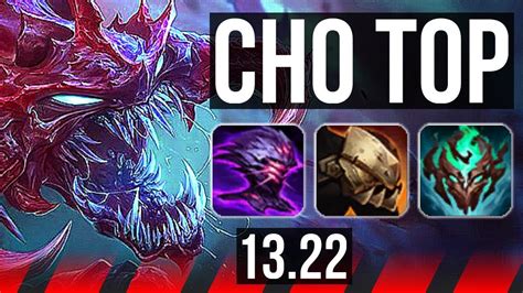 CHO GATH Vs DARIUS TOP 400 Games Comeback 800K Mastery BR