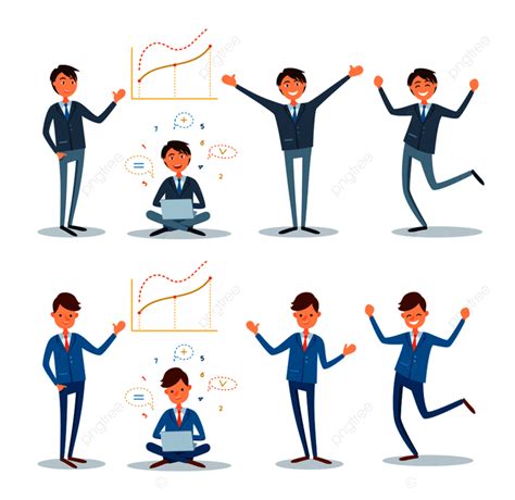 Business People Working Vector Design Images Business People Showing