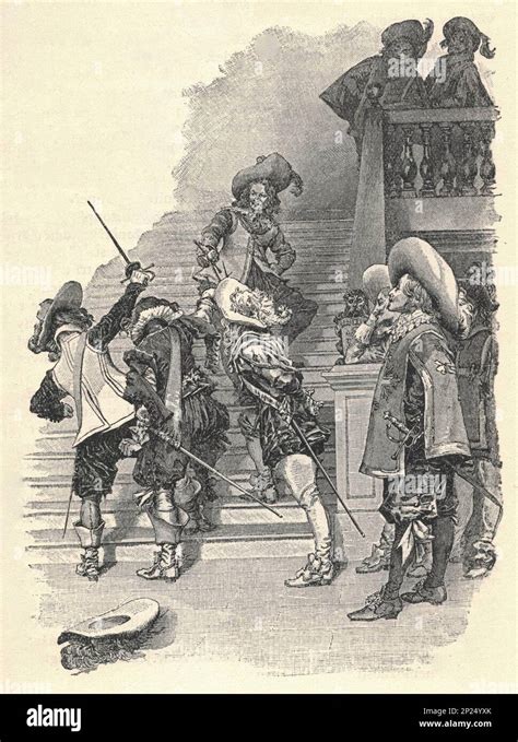 THREE MUSKETEERS D Artagnan Athos Aramis And Porthos Illustration