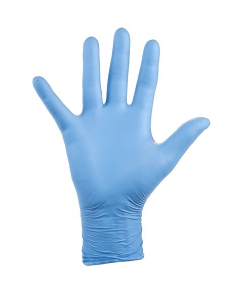 Guantes nitrilo desechables para protección química Bordamar