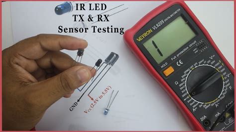 How To Test A Ir Sensor Using A Multimeter Ir Sensor Ir Receiver