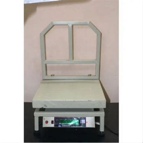 Just Weigh Mild Steel Pan Material Checkered Platform Scale Weighing