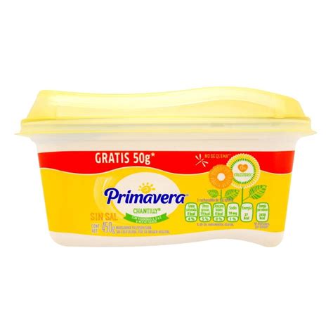 Margarina Sin Sal Primavera Chantilly Untable G Walmart