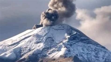 El Popocatépetl amanece activo Prevén caída de ceniza en estas zonas