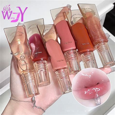 Gege Bear Lip Gloss Espelho Brilho Labial Gua F Cil Cor Copo