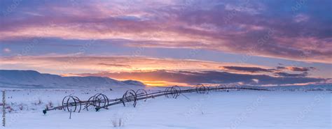 Sunset Lower Yakima Valley Winter on the Yakima Indian Reservation ...