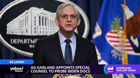 U S Attorney General Garland Appoints Special Counsel To Investigate