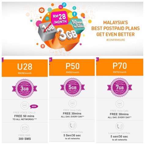 U Mobile Postpaid Plans Upgraded Now Gb Data For Rm Month