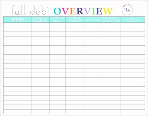 Dave Ramsey Debt Snowball Worksheets Pdf New Document — Db