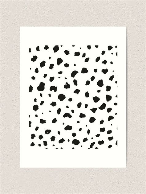 Preppy Black And White Dalmatian Aesthetic Preppy Aesthetic Art Print For Sale By