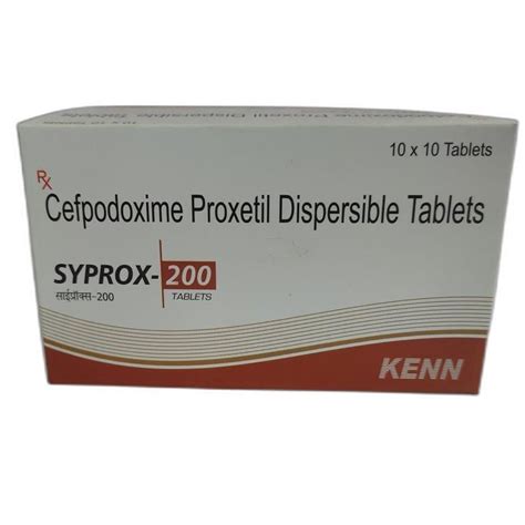 Cefpodoxime Proxetil Dispersible Tablets 200mg At Rs 241 Box In Chandigarh