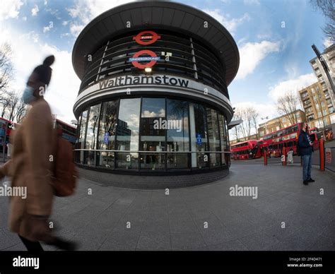 Walthamstow Bus Garage Waltham Forest London Stock Photo Alamy