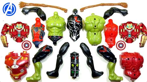 Merakit Mainan Spiderman Venom Hulk Smash Sirenhead Hulkbuster