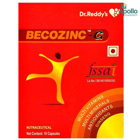 Becozinc G Capsule Uses Side Effects Price Apollo Pharmacy