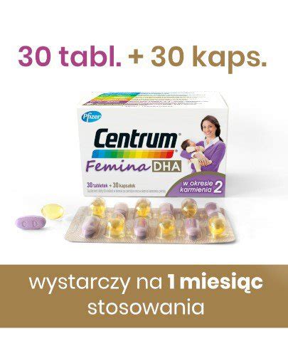 Centrum Femina Dha Witaminy Dla Kobiet Po Porodzie Z Dha