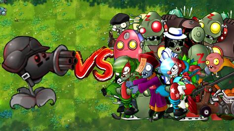 Pvz Fusion Challenge Fusion Doom Gatling Pea Vs New Fusion Zombies