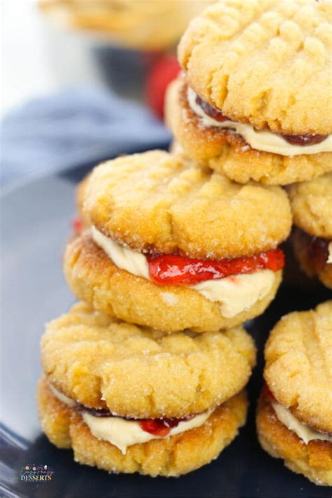 Peanut Butter And Jelly Sandwich Cookies