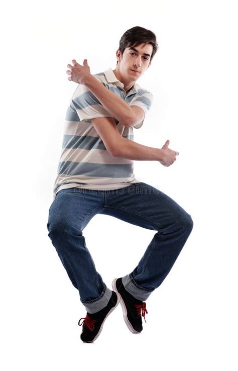 Young Man Dancing Stock Photo Image Of Funky Motion 36843008