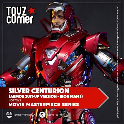 Jual NEW Hot Toys MMS MMS Iron Man Silver Centurion Armor Suit Up Shopee Indonesia
