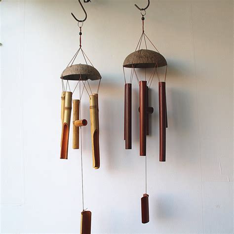 Rustic Bamboo Wind Chime Iagardencom