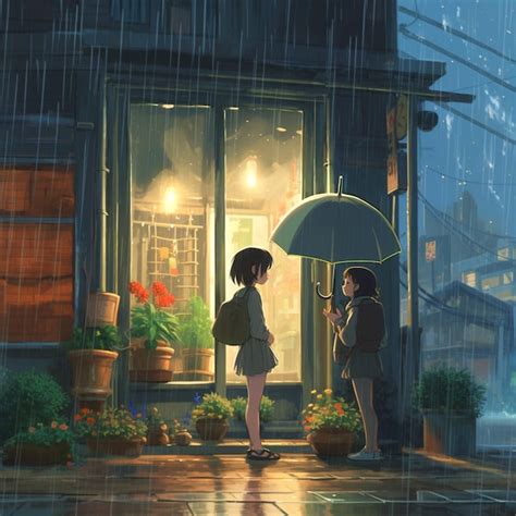 Premium AI Image | Ghibli Studio background aesthetic