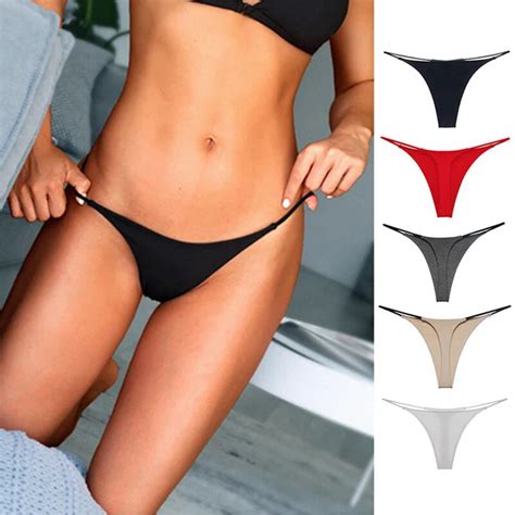 Damen Bikini H Schen Knicker Low Rise Slips G String Tanga Dessous Eur Picclick De