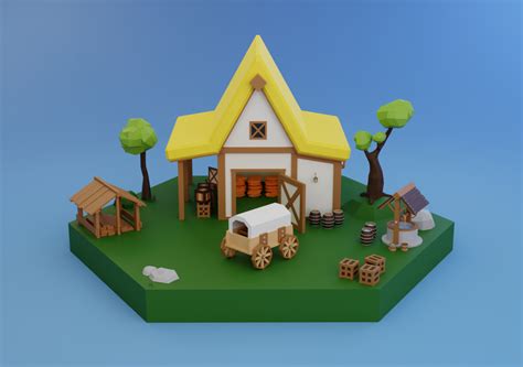 Medieval Farm | CGTrader