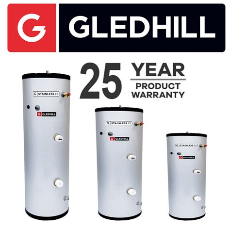 Gledhill Es 90l Direct Unvented Cylinder Stainless Steel Sesinpdr090 Ebay