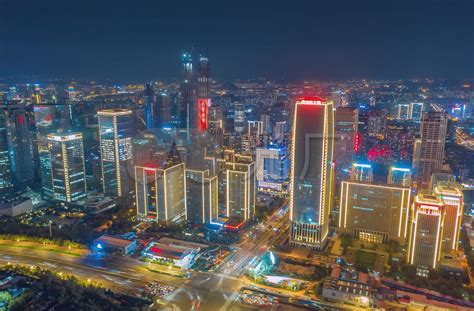 济南经十路新城cbd航拍延时摄影夜景4096x2688高清视频素材下载编号7013337实拍视频光厂vj师网