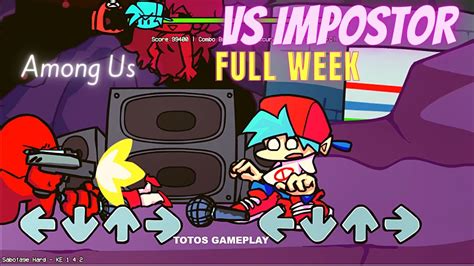 Friday Night Funkin Vs Impostor Full Week Fnf Mod Youtube